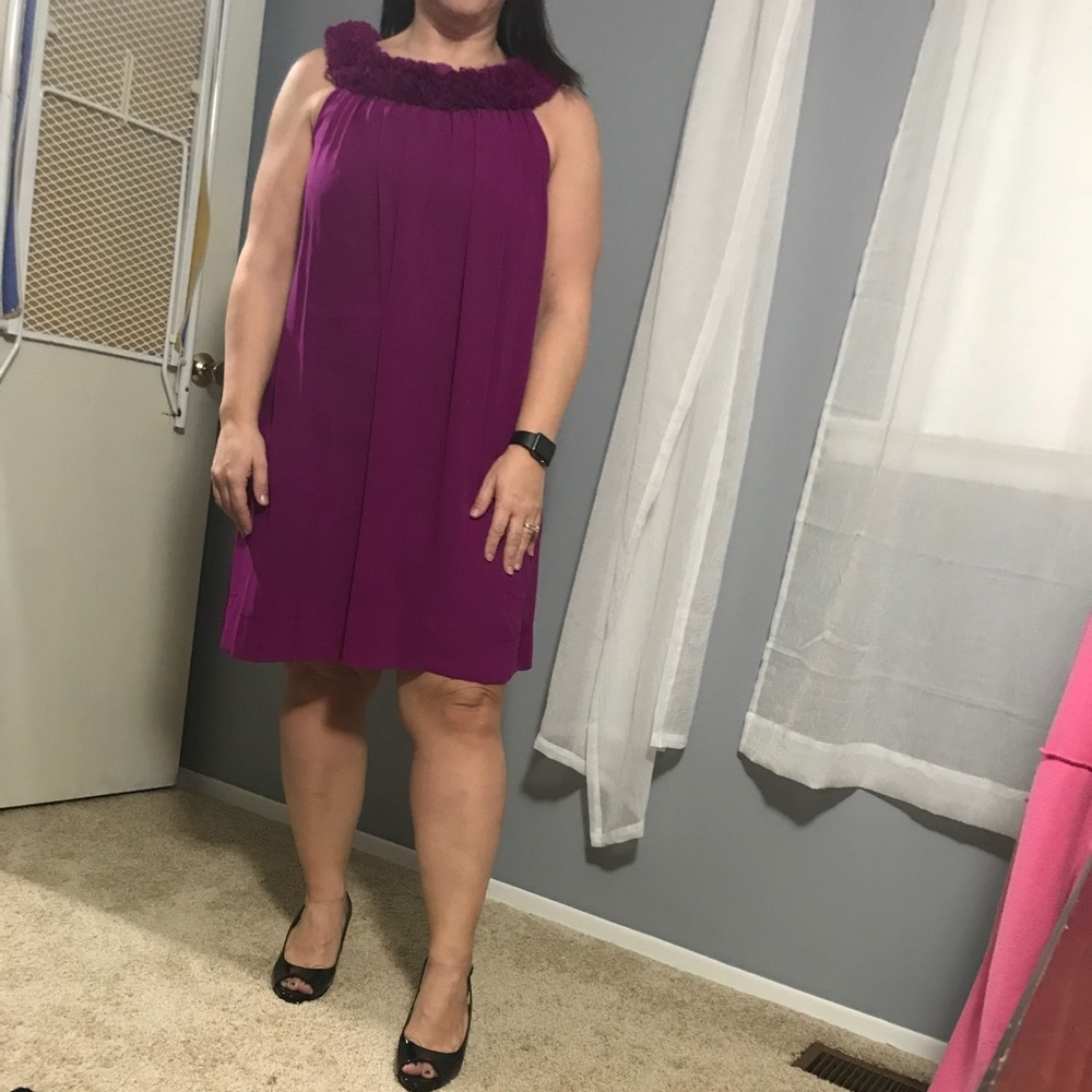 Pink purplish semi formal dress